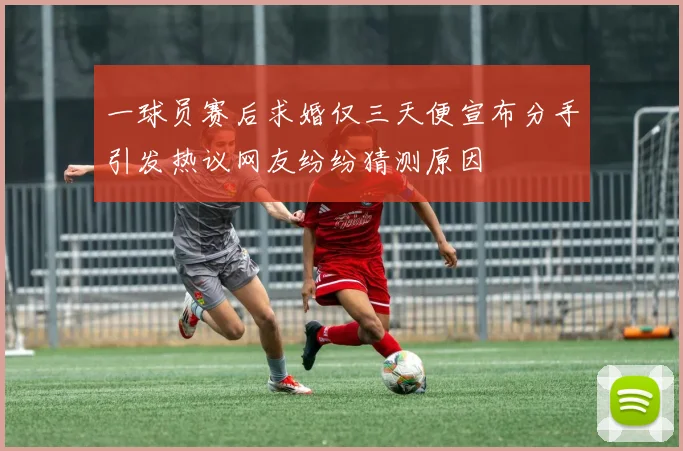 一球员赛后求婚仅三天便宣布分手引发热议网友纷纷猜测原因