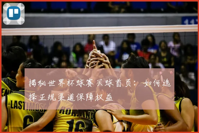 揭秘世界杯球赛买球首页：如何选择正规渠道保障权益