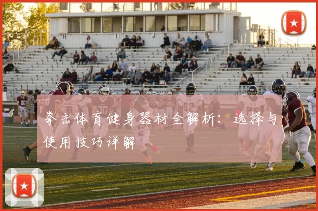 拳击体育健身器材全解析：选择与使用技巧详解