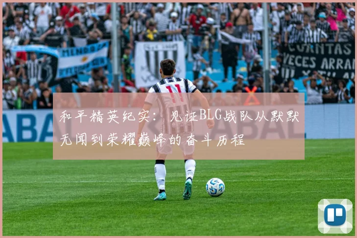 和平精英纪实:见证BLG战队从默默无闻到荣耀巅峰的奋斗历程