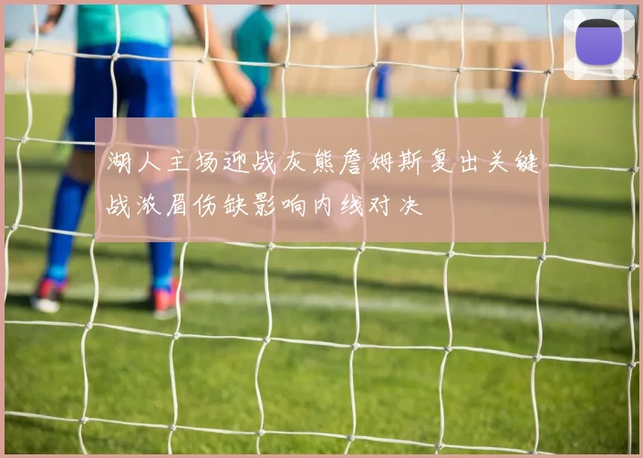 湖人主场迎战灰熊詹姆斯复出关键战浓眉伤缺影响内线对决