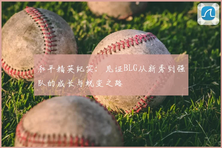 和平精英纪实:见证BLG从新秀到强队的成长与蜕变之路